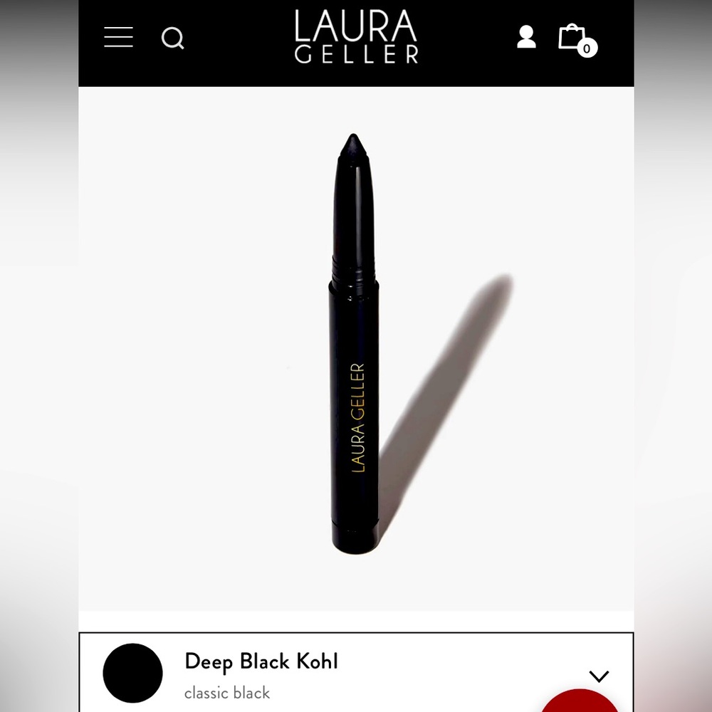 New! Kajal Lingwear Eyeliner from Laura Geller in Deep Black Kohl